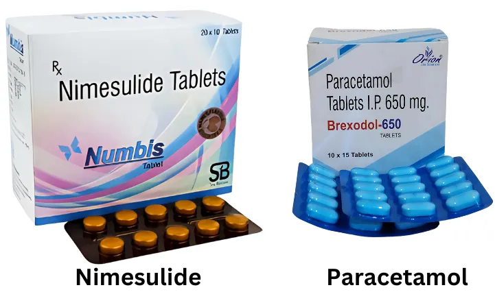 Nimesulide vs Paracetamol Comparison